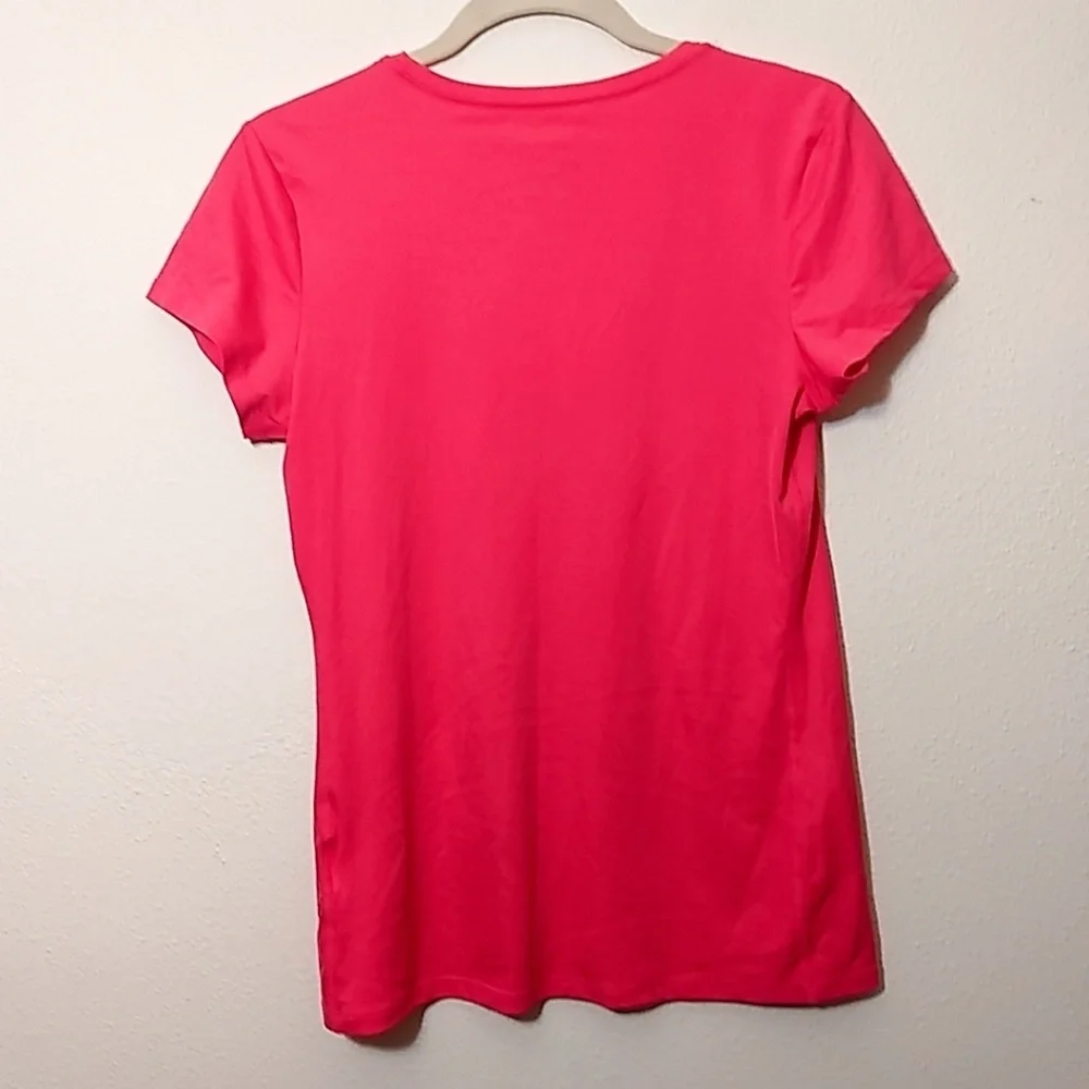 Nike Bright Pink Dri-Fit Crew Neck T Shirt M